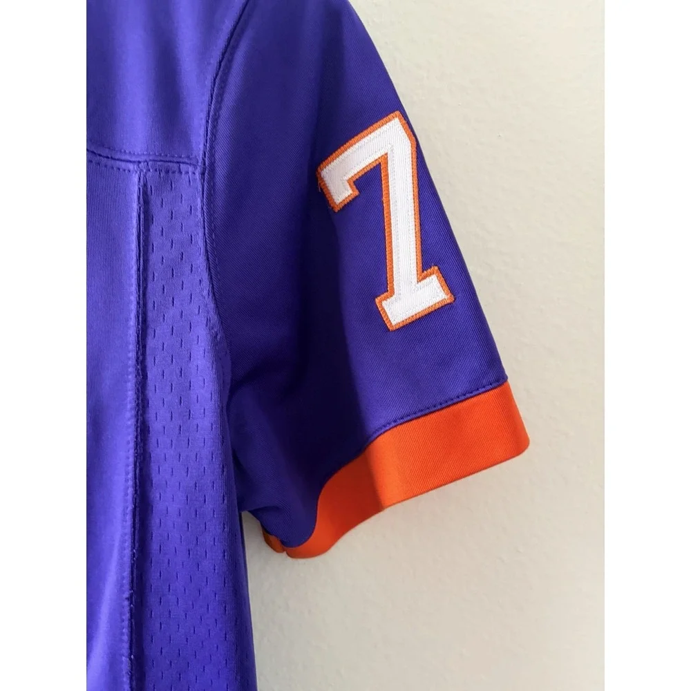 Nike Clemson Tigers #71 Leigh Purple Football Jersey Woman  Size Medium M ACC